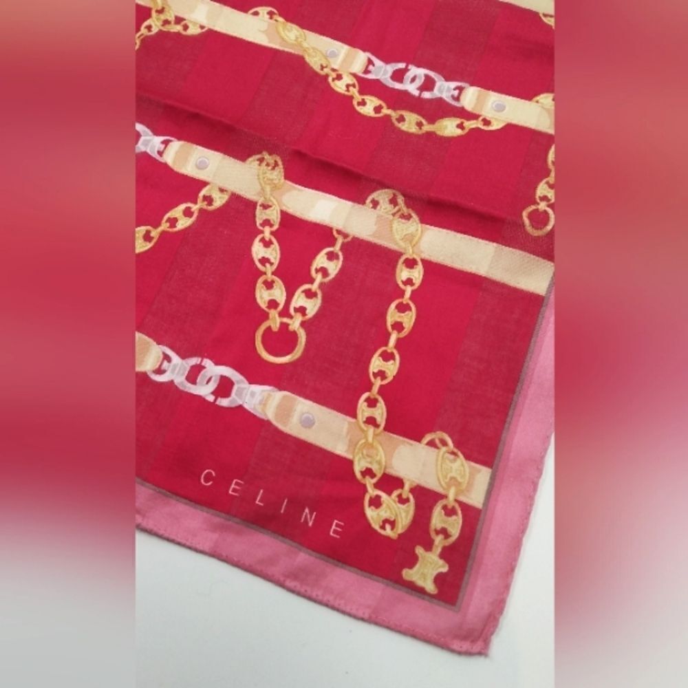 Celine Scarf Handkerchief Vintage - Picture 3 of 12